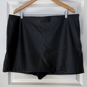 Abercrombie & Fitch Scarlett Vegan Leather Skort